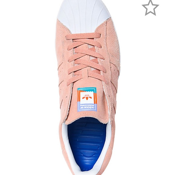 ADIDAS superstar vulc ADV pastel pink peach shoes - Picture 3 of 8